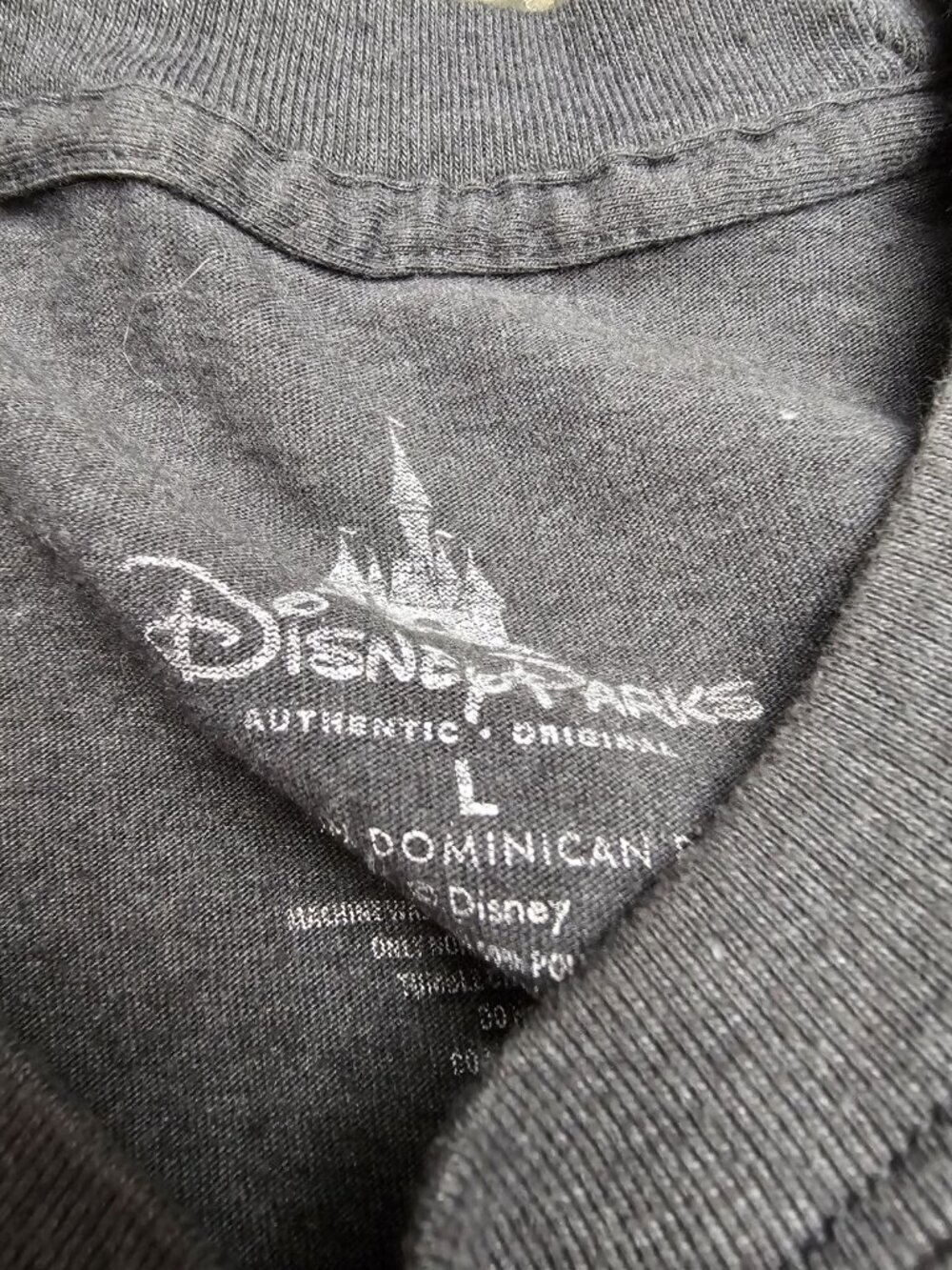 Disney Parks Gray T-shirt I'll Be Your Mickey Men's Large Short Sleeve - Picture 3 of 4